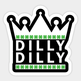 St. Patrick's Day Dilly Dilly Beer Medieval T-Shirt Sticker